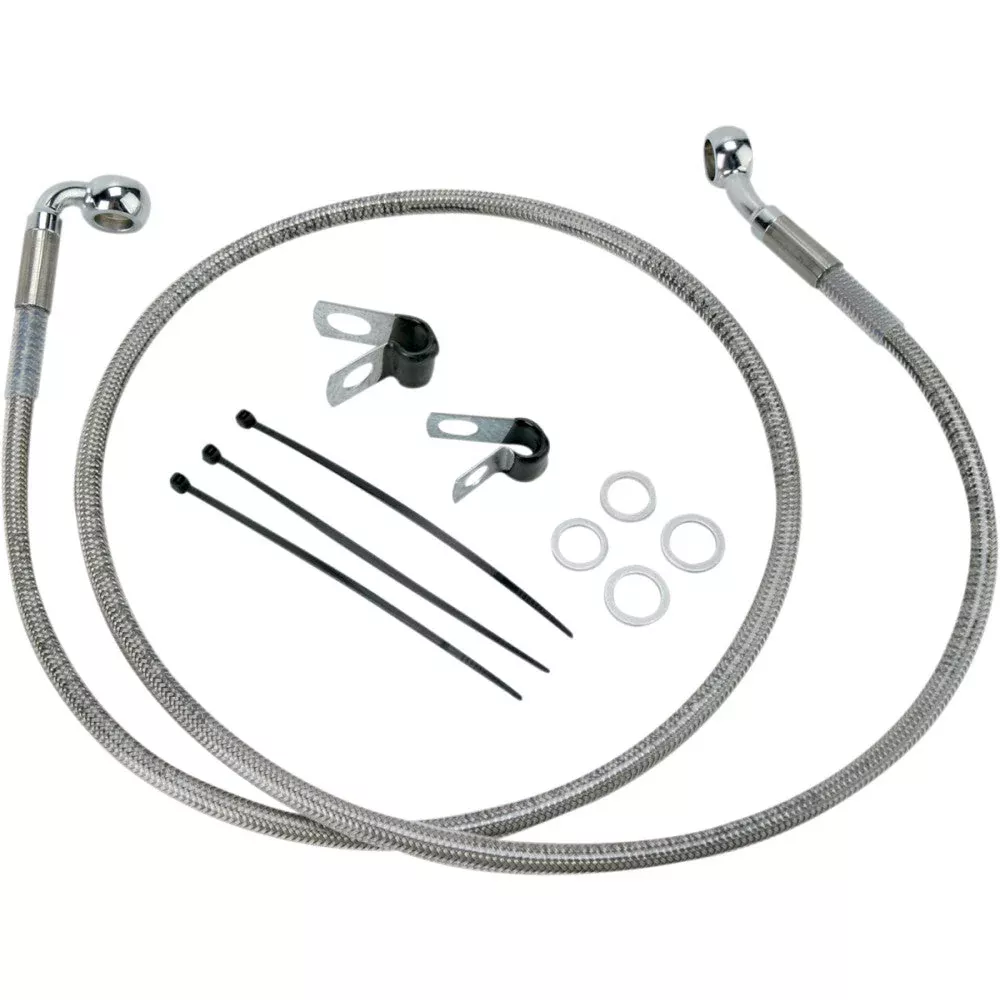 00-05 for Harley FXD Drag Specialties Extended Front Brake Line +4