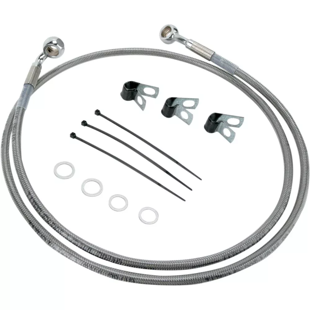 00-07 for Harley FLST /FLSTC /FLSTF Drag Spec Extended Front Brake Line +4