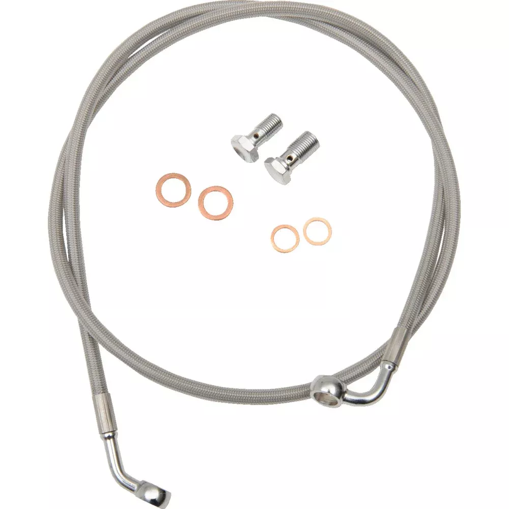 01-06 for Harley Softail Deuce FXSTDI Brake Lines Mini Ape Hanger Handlebars