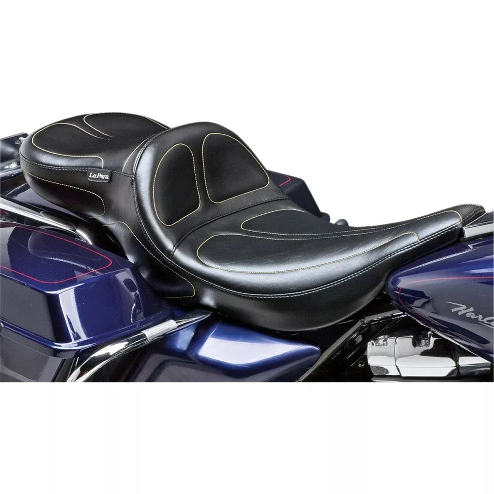 02-07 for Harley FLT LE PERA Maverick Daddy Long Legs Seat Stitched