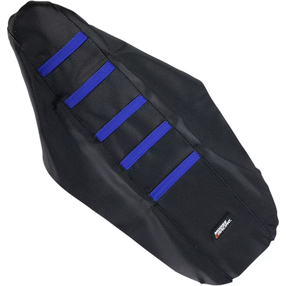 03-05 for Yamaha YZ 250 F MOOSE RACING Ribbed Seat Cover Black Cover /Blue Ribs