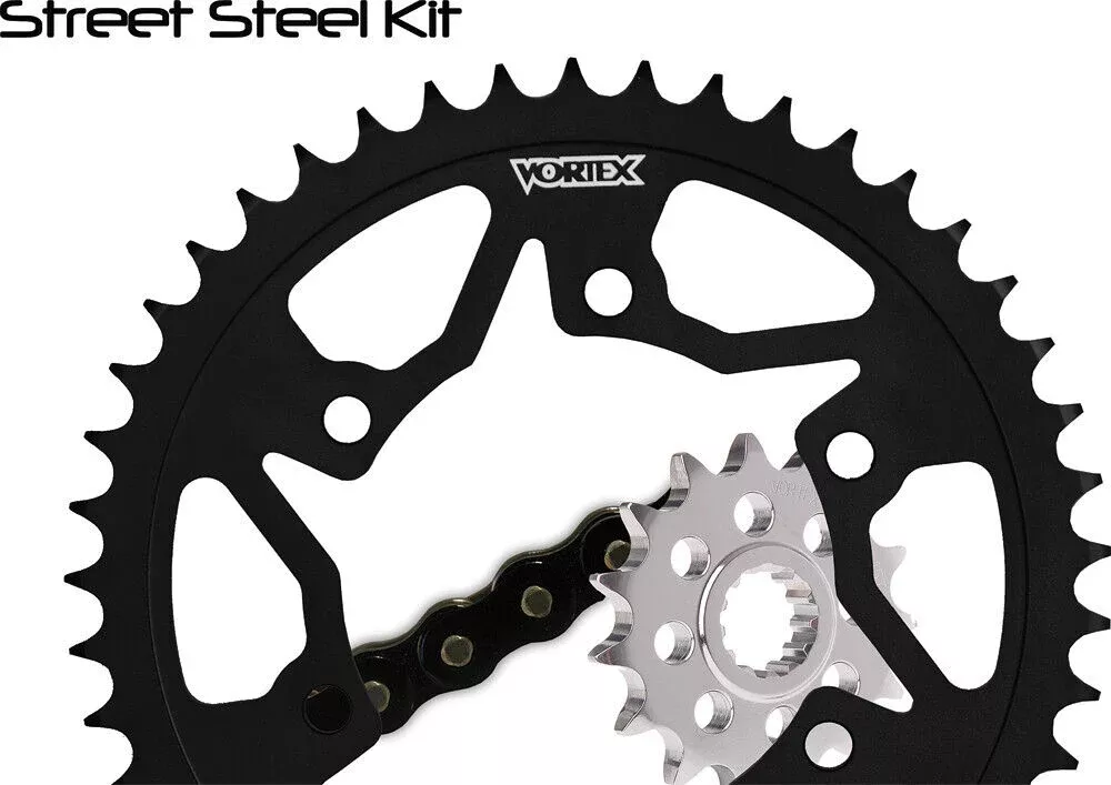 03-'06 for Honda CBR600RR Sprocket /Chain Kit Stl /Stl 15 /43T Sil Sx3 520-112L Blk