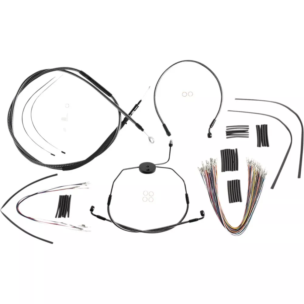 08-13 for Harley FLHX /FLHR /FLHT Non-ABS MAGNUM Handlebar Cable Kit 12-14