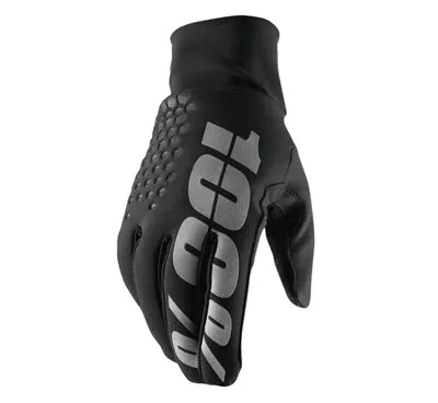 100% 2019 Hydromatic Waterproof Brisker Gloves - Black