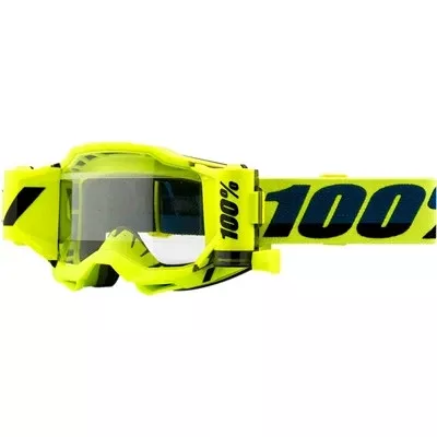 100% Accuri FORECAST Goggle - Fluo Yellow/Clear Lens