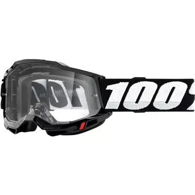 100% Accuri Goggle - Black/Clear Lens