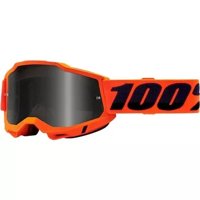 100% Accuri Sand Goggle - Neon Orange/Smoke Lens