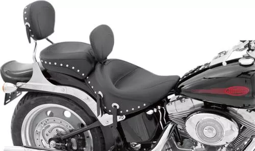 12-17 for Harley FLSTFI MUSTANG Studded Solo Seat Driver's Backrest '06-'10 7953