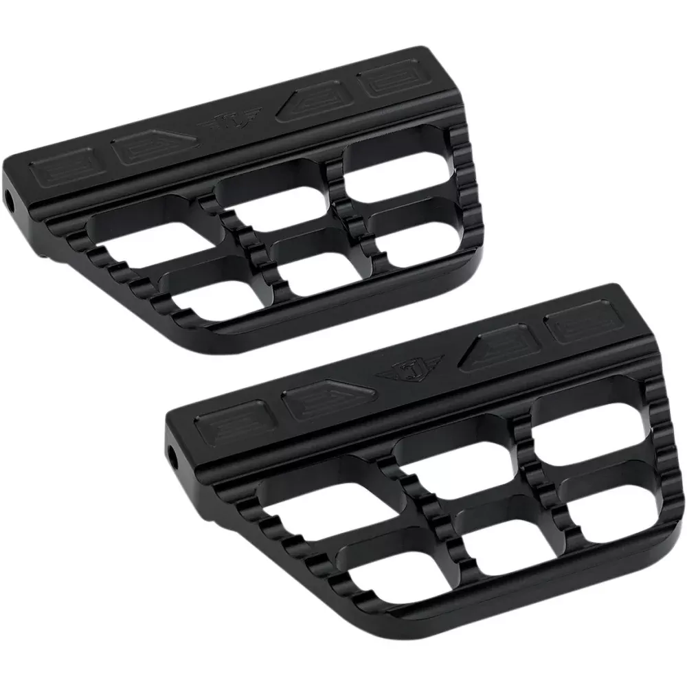 14-20 for Harley CVO Electra Glide Ultra L Serrated Passenger Floorboard Black