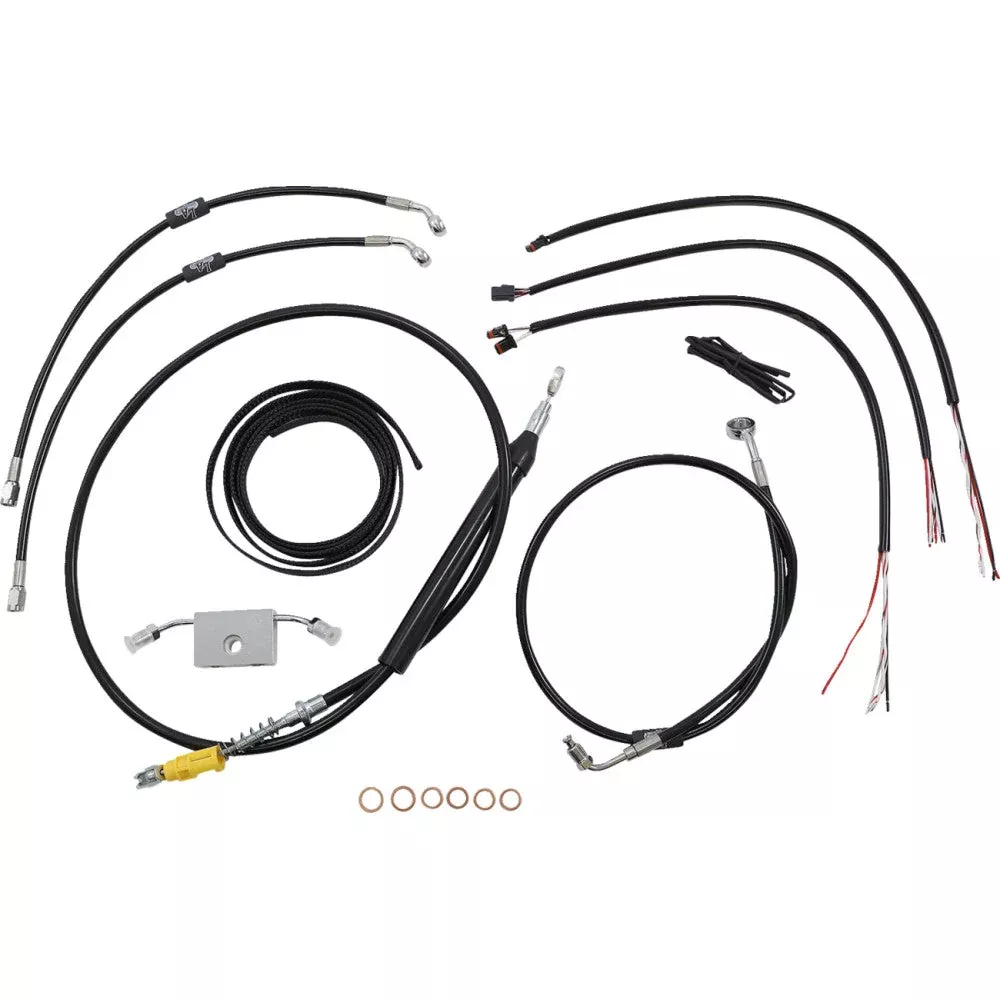 18-22 for Harley FXFB /S W /ABS Dual Disc LA CHOP Cable Kit for 18-20
