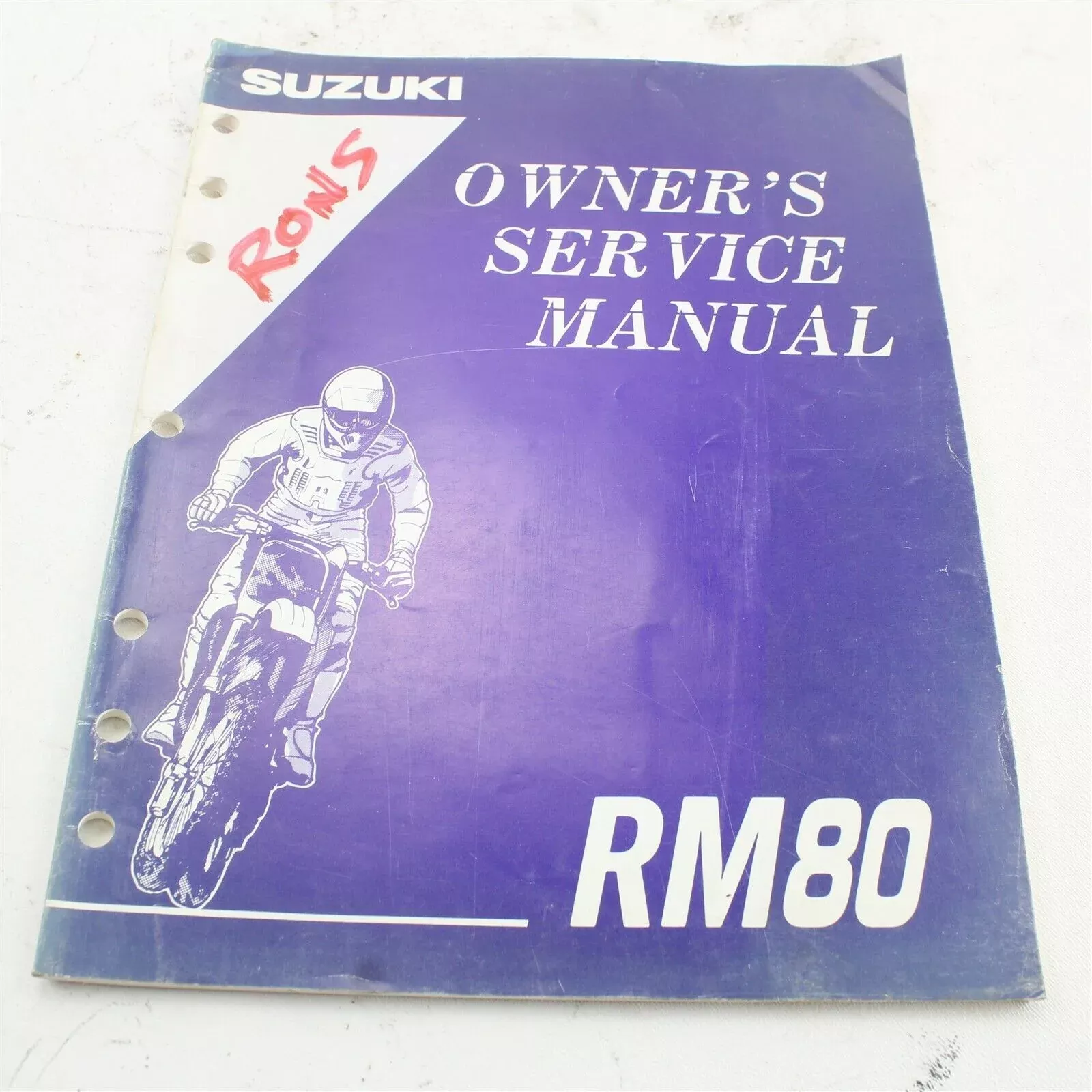 1995 Suzuki RM80 Owners Service Information Manual Booklet 99011-02B70-03A