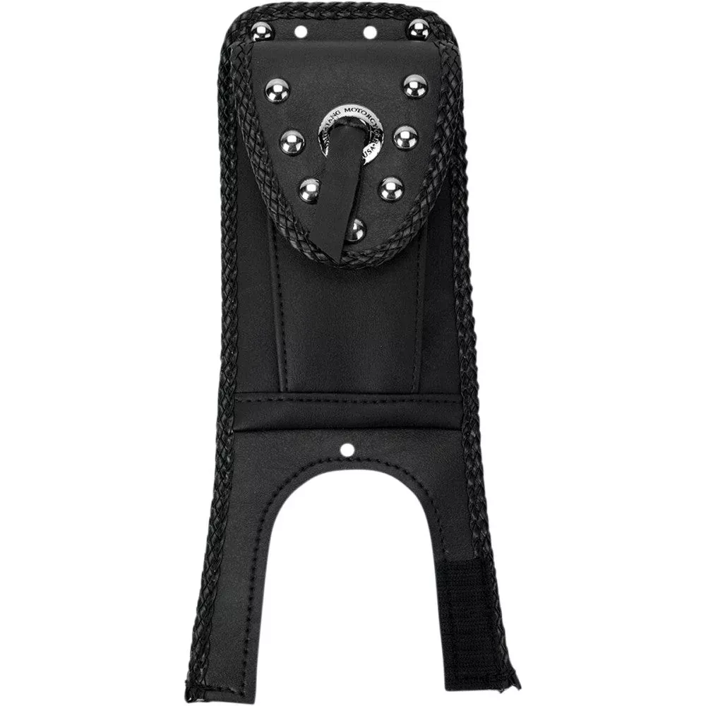 2000-2017 for Harley FXST /FLST MUSTANG Studded Tank Bib W / Pouch