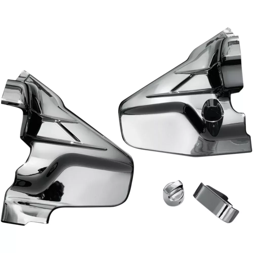 2001-2017 for Honda GL1800C Valkyrie KURYAKYN Louvered Transmission Cover Chrome