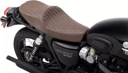 2001-2017 for Triumph Bonneville T100 Z1R Low TR Seat Diamond Brown Low TR Seat