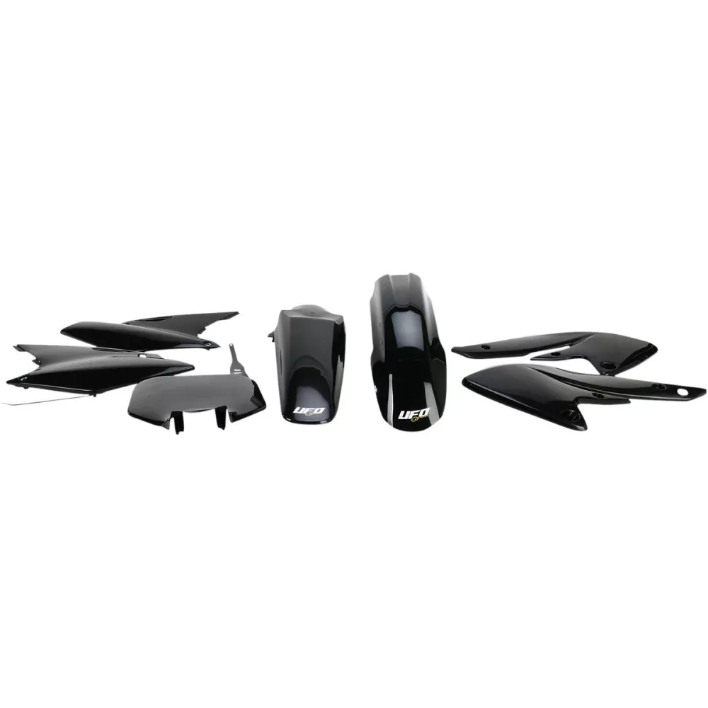 2004 for Kawasaki KX 250 F UFO Replacement Body Kit Black KXF250 KAKIT203-001