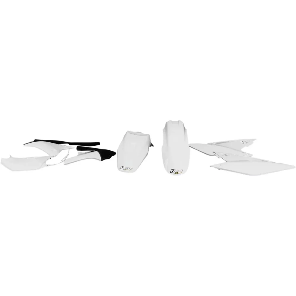 2007 for Kawasaki KX 250 F UFO Replacement Body Kit White /Black KXF250 KAKIT208-