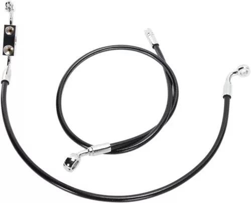 2012-2017 for Harley Street Bob FXDB MAGNUM XR Brake Line Kit Single Black