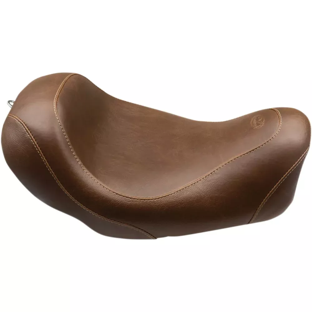 2014-2017 for Harley Fat Bob FXDF MUSTANG Wide Tripper Seat Brown 75034