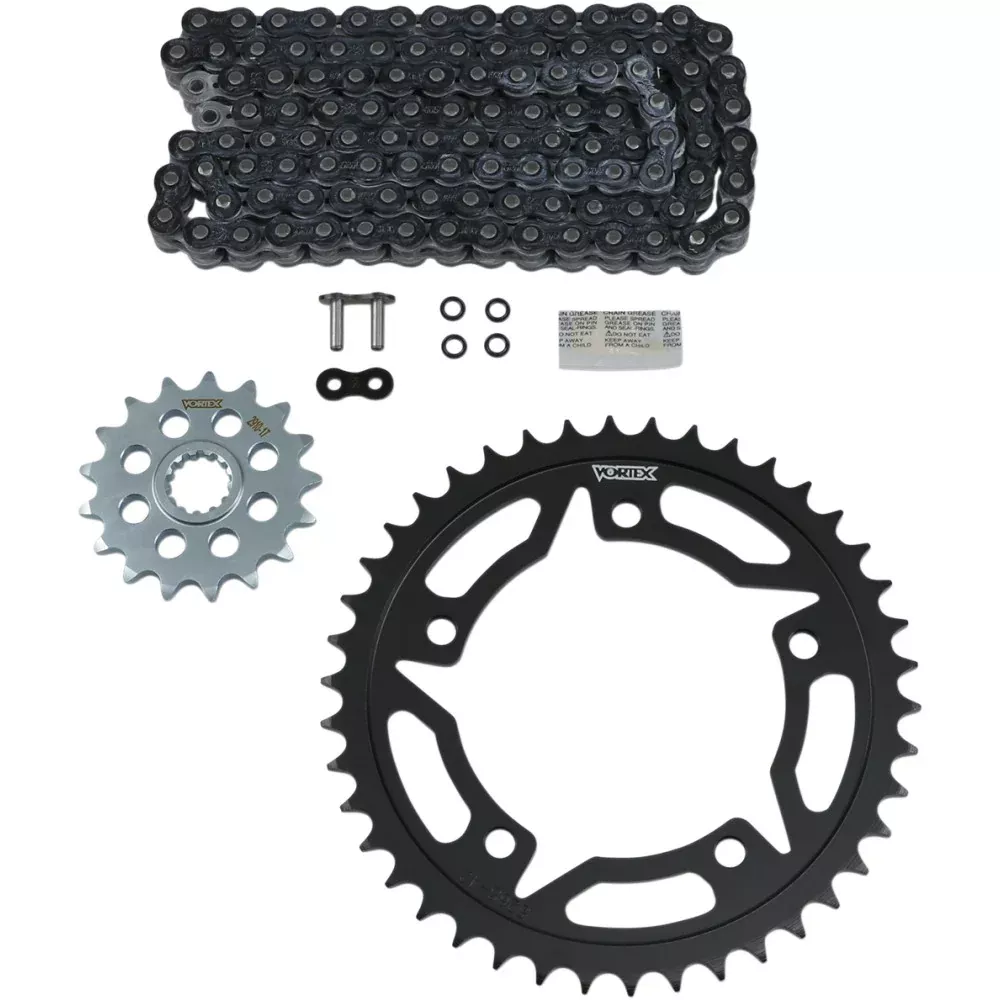 2015-2019 for Suzuki GSX-S 750 Z VORTEX Chain Kit Black GSX-R 750 /Z CK6415