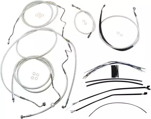 2017-2019 for Harley FLTRXS MAGNUM Control Cable Kit Sterling Chromite II 387881