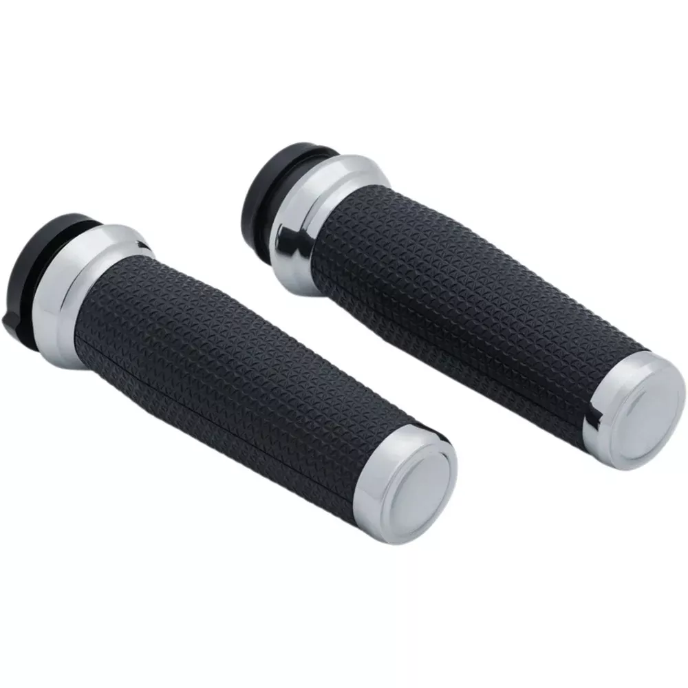 2018-2021 for Harley Softail Heritage Classic KURYAKYN Grips Thresher TBW Chrome