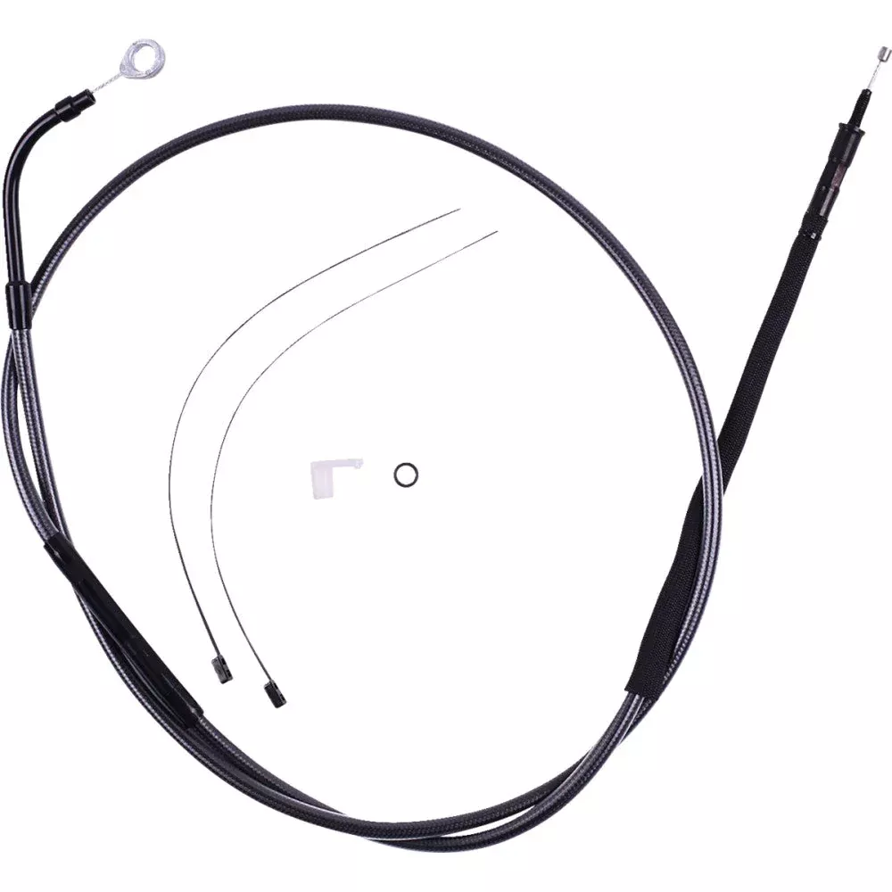 21-22 for Harley FLHT /FLHX MAGNUM High Efficiency Clutch Cable Black Pearl 66