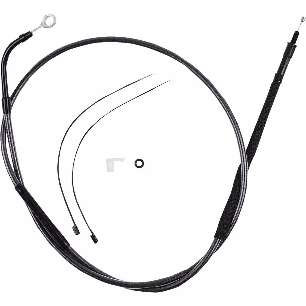 21-22 for Harley FLHT /FLHX MAGNUM High Efficiency Clutch Cable Black Pearl 68