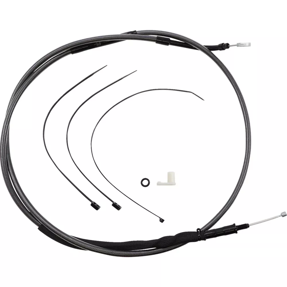 21-22 for Harley FLHT /FLHX MAGNUM High Efficiency Clutch Cable Black Pearl 74