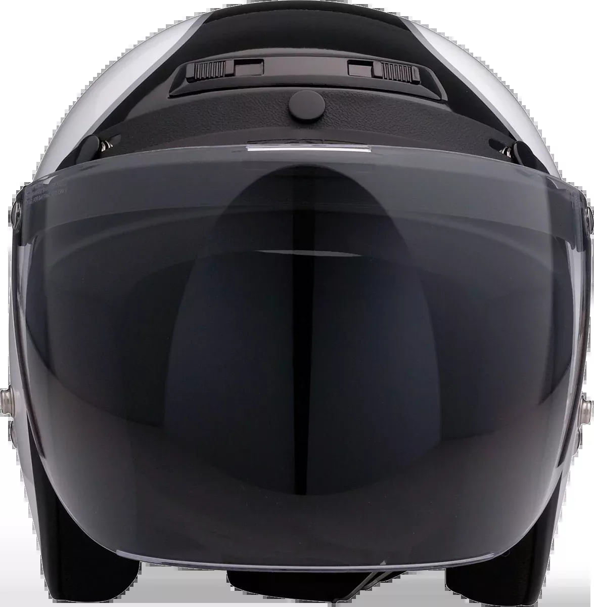 3-Snap Bubble Visor - Smoke