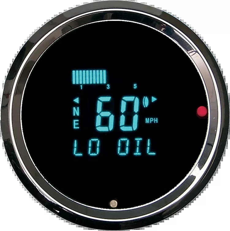 3011 Model Odyssey II Speedometer with Indicators (Resolution 1 mph) - 3-3 /8