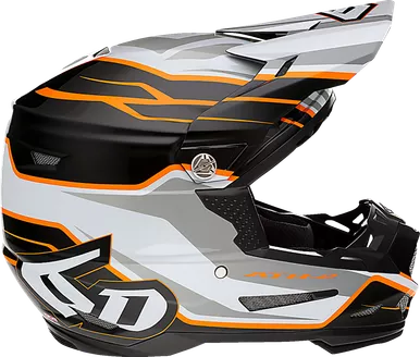 6D Helmets Atr-2 Helmet - Phase - White/Orange - Small 338186