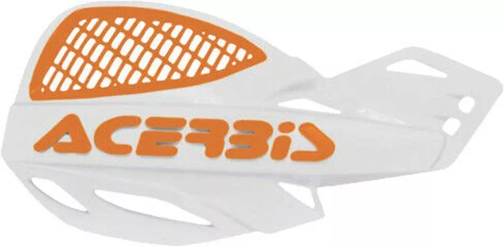 74-'16 for Yamaha YZ125 ACERBIS Uniko Vented Handguards White /Orange