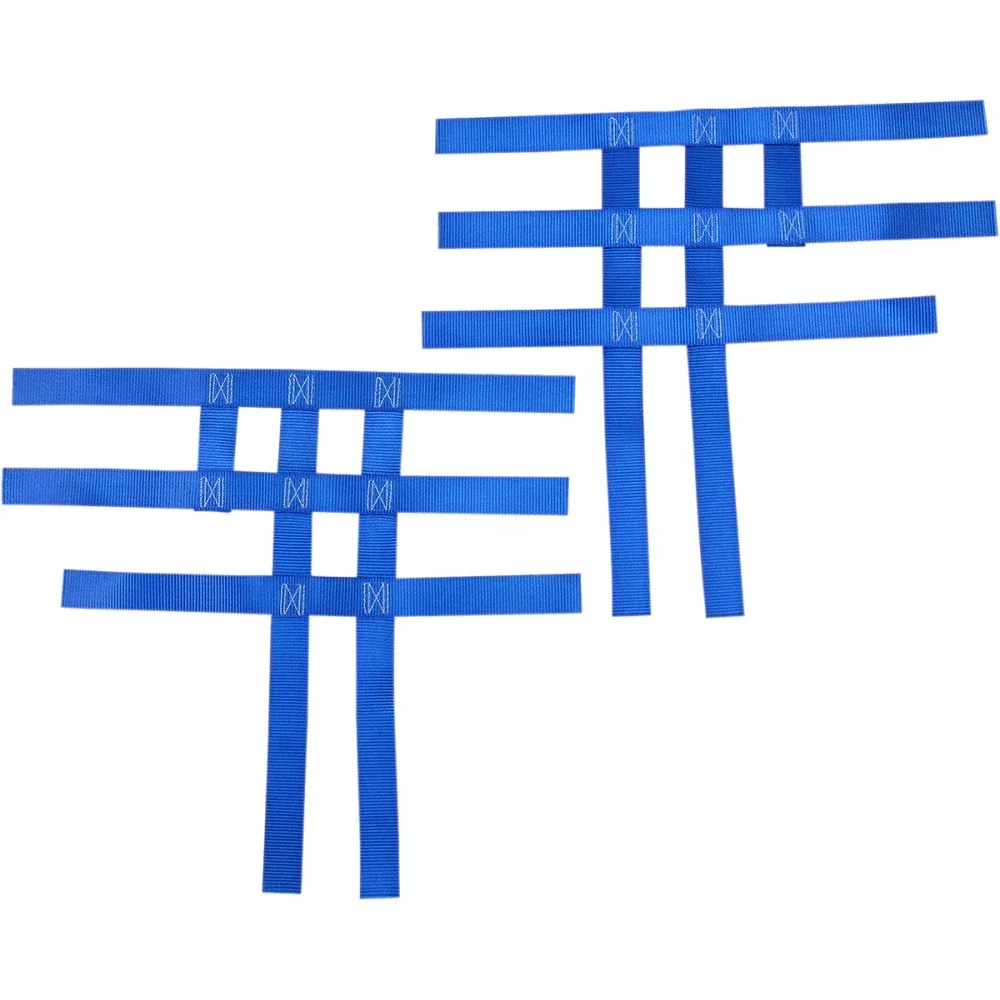 87-06 for Yamaha Banshee 350 4x2 MOTORSPORT PRODUCTS Nerf Bar Net Blue/ 81-0304