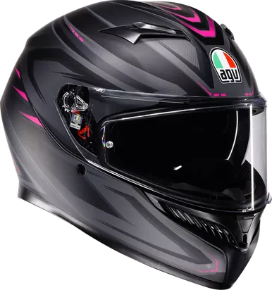 Agv K3 Helmet - Syth - Matte Black/Pink - Xs 2118381004-025-XS