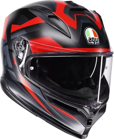 Agv K7 Helmet - Glimpse - Matte Black/Red - Small 2118399004-015-S