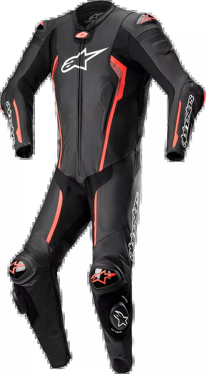 ALPINESTARS Missile v2 1-Piece Suit - Black/Red Fluorescent - US 36 / EU 46 3150122-1030-46