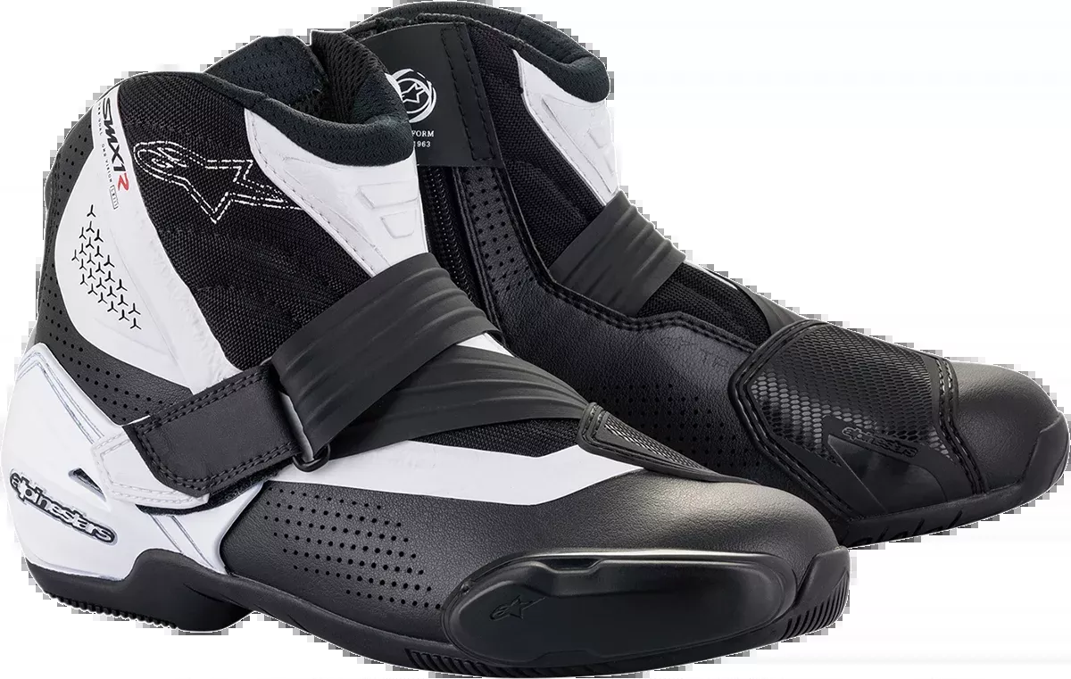 ALPINESTARS SMX1-R V2 Boots - Black/White - US 9 / EU 43 2224021-12-43