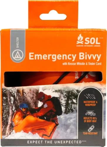 AMK Emergency Bivvy w / Rescue Whistle 6 /pk 0140-1142