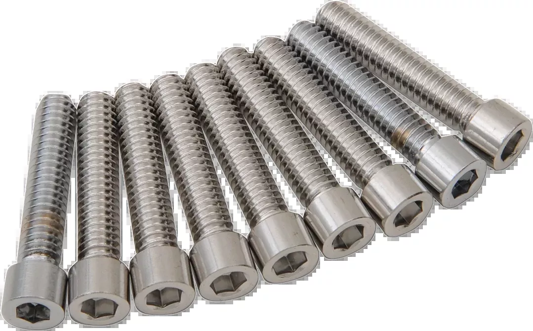 Bolt Kit M8 Camshaft Cover Smooth All Chrome