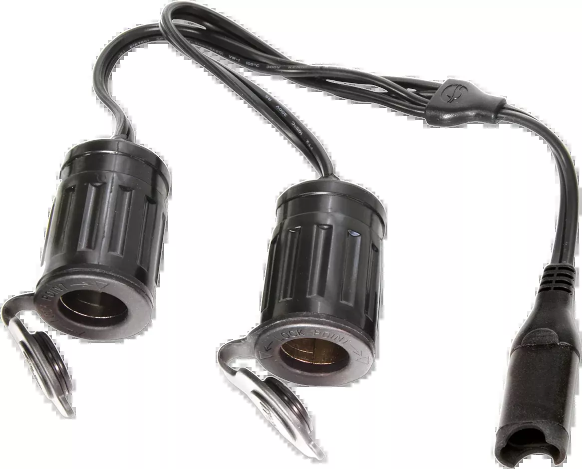 Charger Cord - SAE to Dual Socket Adapter