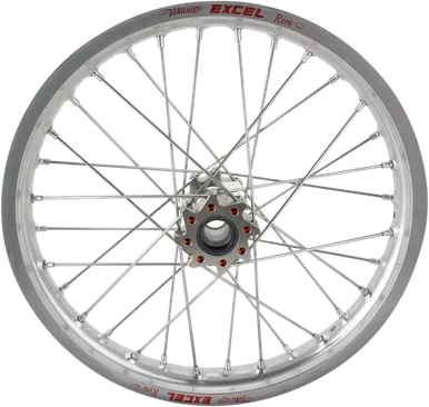 Excel Wheel Assembly - Pro Series - 32 Spoke - Rear - Silver Hub/Rim - 19X1.85 2R7CS40