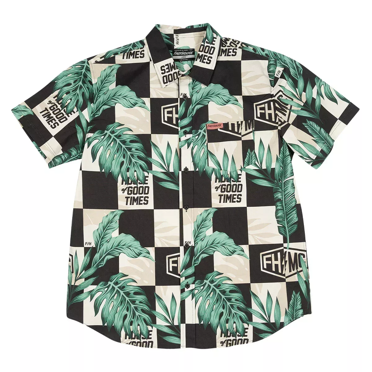 Fasthouse Poolside Short Sleeve Button Up