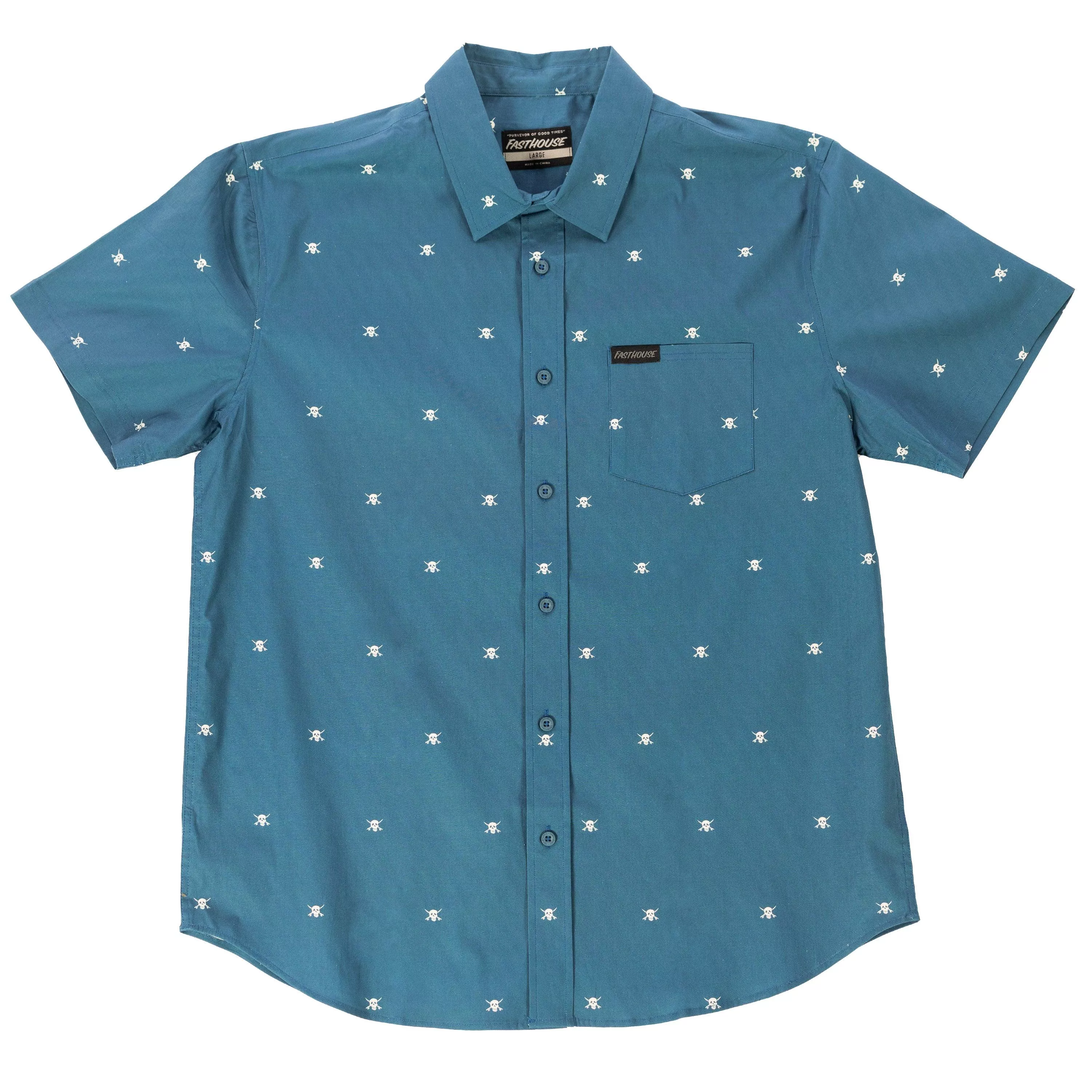 Fasthouse Youth Jasper Short Sleeve Button-Up