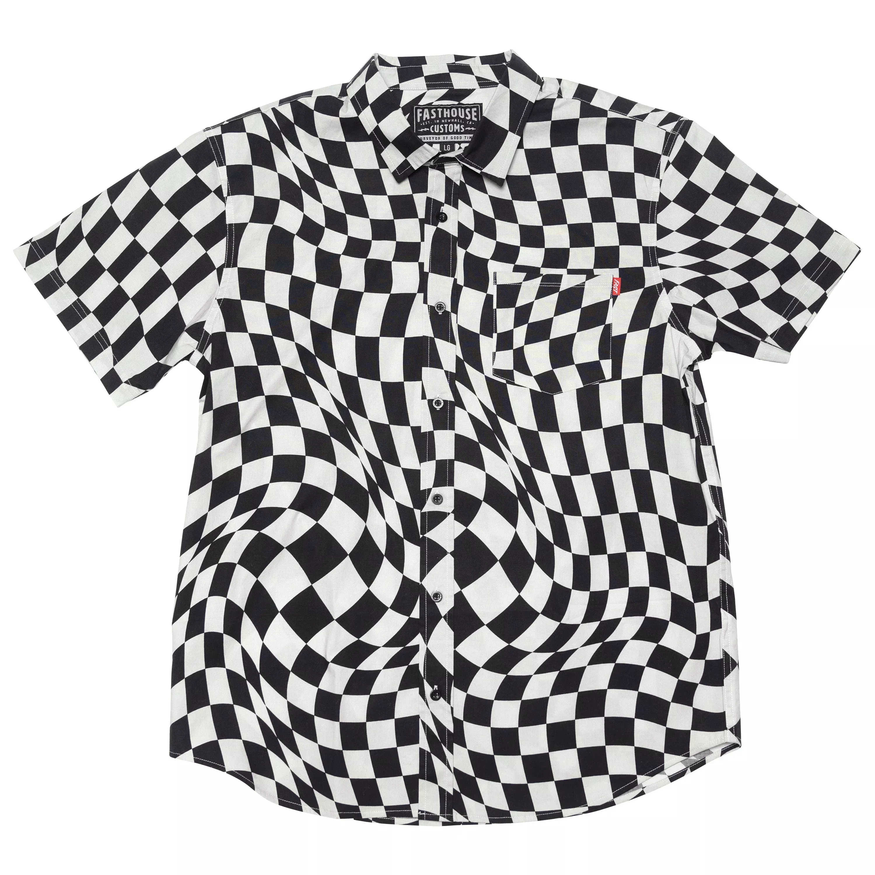 Fasthouse Youth Trip Short Sleeve Button Shirt