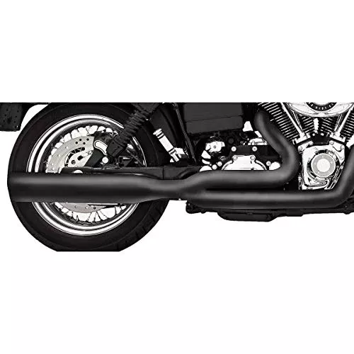 Freedom HD00109 Exhaust (Union 2-Into-1 Black Softail)