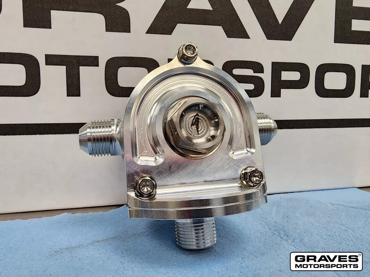 Graves Motorsports Oil Adapter Mount Kawasaki ZX-4RR/4R 2023+