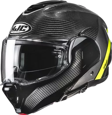 Hjc F100 Carbon Modular Helmet - Stan - Mc3H - Xl EB20NUS703HV