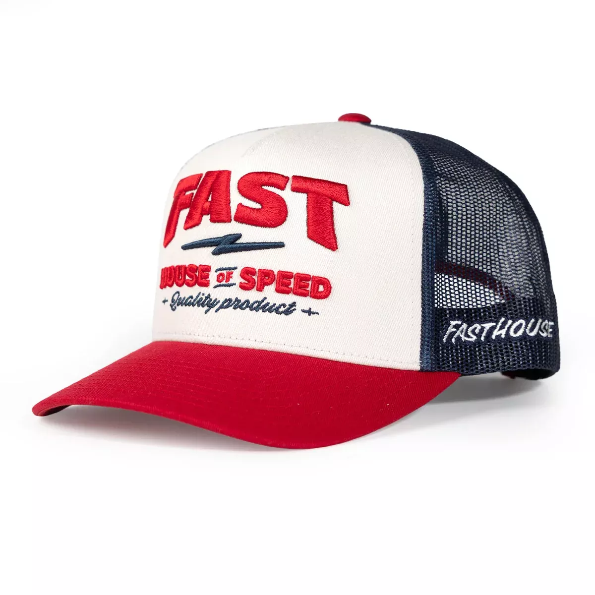 HOUSE OF SPEED HAT WHT/RED