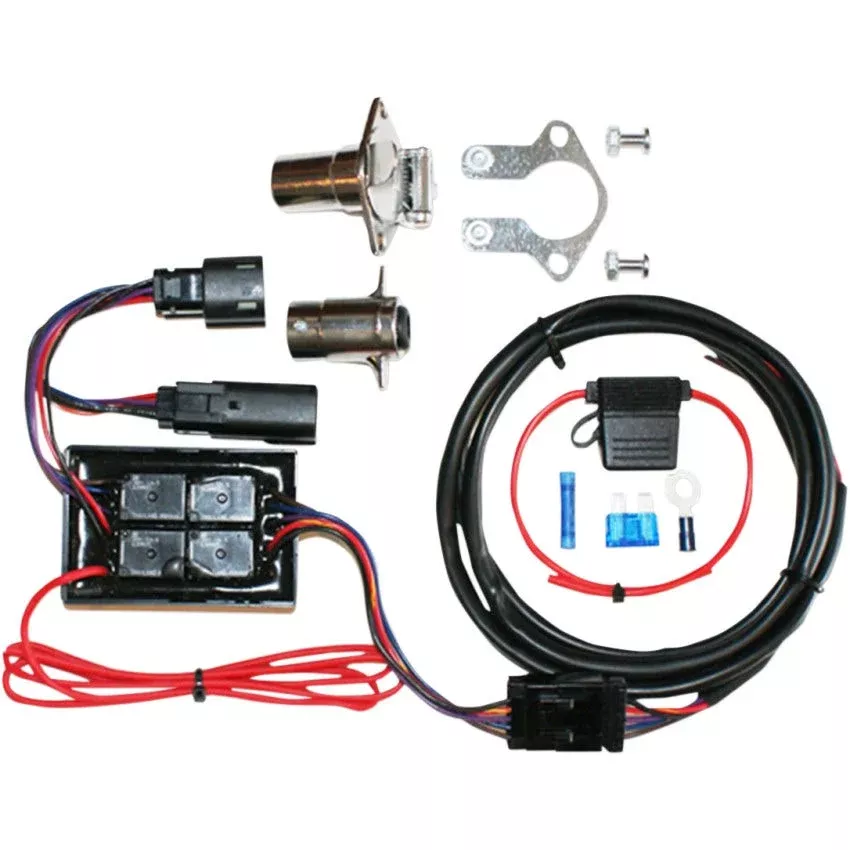 Khrome Werks Plug N Play Trailer Wiring 5 Pin Kit for Harley Road King & FLHTP
