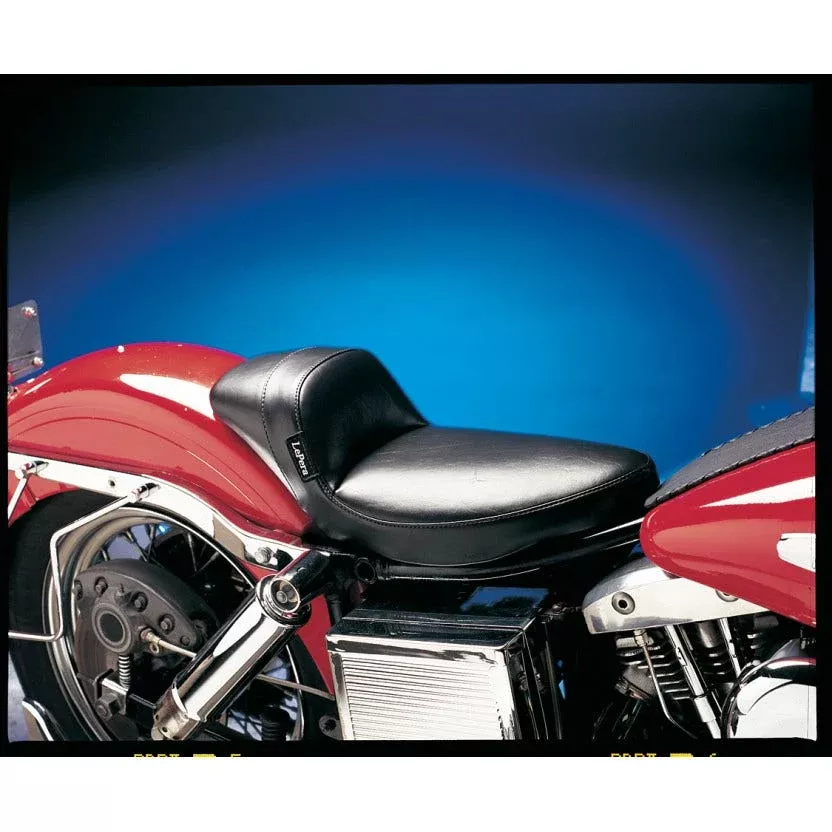 Le Pera L-822 Smooth Black Daytona Sport Solo Seat Harley 64-84 Big Twin